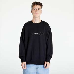 Mikina Calvin Klein Emb Icon Lounge Long Sleeve Sweatshirt Black
