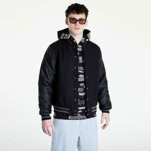 Bomber bunda Mass DNM Jacket Titan Black Pu Černá