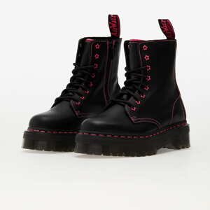 Dámské zimní boty Dr. Martens Jadon Ii Star 8 Eye Boot Black+Clash Pink