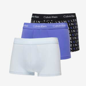 Calvin Klein Cotton Stretch Low Rise Trunk 3-Pack Zero Below/ Subdued/ Dark Lavendar