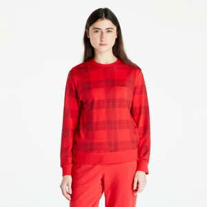 Dámské pyžamo Calvin Klein Mc Holiday Lw Rf L/S Sweatshirt Textured Plaid/ Exact