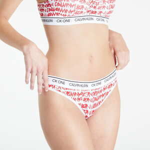 Calvin Klein Ck1 Cotton Thong White/Red