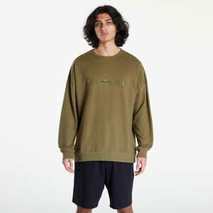 ´Pánské pyžamo Calvin Klein Emb Icon Lounge L/S Sweatshirt Green