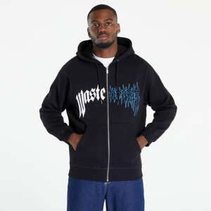 Mikina Wasted Paris Hoodie Zip Dark Pitcher Černá