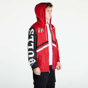 Větrovka Mitchell & Ness NBA Full Zip Windbreaker Chicago Bulls Červená