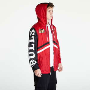 Větrovka Mitchell & Ness NBA Full Zip Windbreaker Chicago Bulls Červená