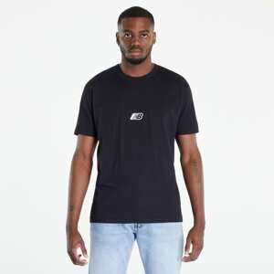 Tričko s krátkým rukávem New Balance Essentials Graphic Short Sleeve Tee Černé