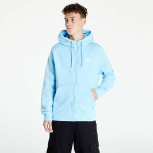 Mikina Nike Sportswear Club Fleece Full-Zip Hoodie Modrá