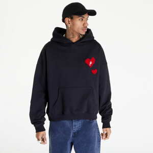 Mikina PREACH Oversized Love Hearts H GOTS Black