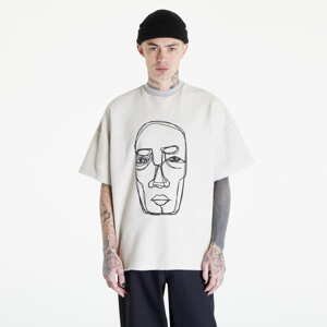 Tričko s krátkým rukávem PREACH Inside Out Cubism Face T GOTS Grey Melange