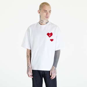 Pánské tričko PREACH Love Hearts Tee GOTS White