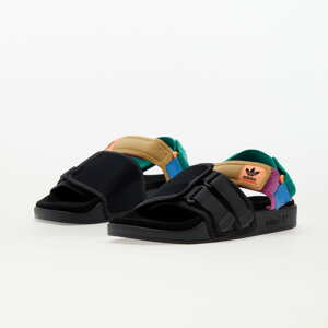 adidas Originals Adilette Sandal 4.0 Core Black/ Carbon/ Bright Green