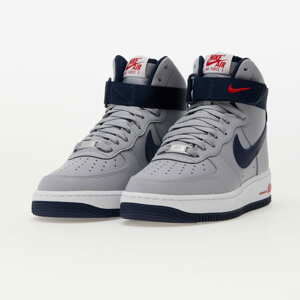 Nike W Air Force 1 High Wolf Grey/ College Navy-University Red