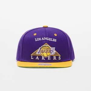 Snapback Mitchell & Ness Monument Lakers Snapback Fialová/ Žlutá