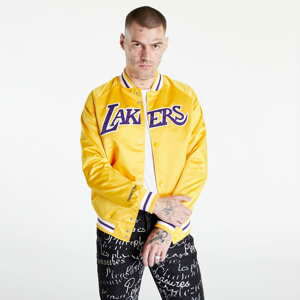 Podzimní bunda Mitchell & Ness NBA Lightweight Satin Jacket Lakers Yellow