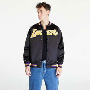 Podzimní bunda Mitchell & Ness NBA Lightweight Satin Jacket Lakers Black