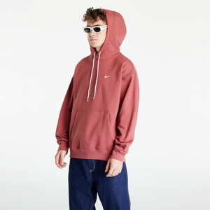 Mikina Nike Solo Swoosh Fleece Hoodie Red