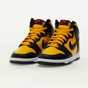 Nike Dunk High Retro University Gold/ Black-White-Habanero Red