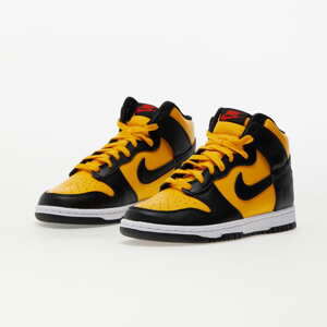 Nike Dunk High Retro University Gold/ Black-White-Habanero Red