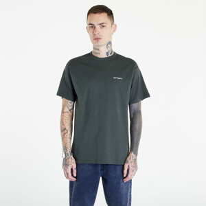 Tričko s krátkým rukávem Carhartt WIP S/S Script Embroidery T-Shirt Green