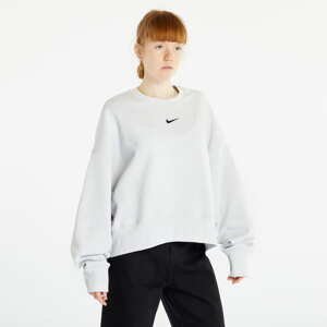 Dámská mikina Nike Sportswear Phoenix Fleece Women's Oversized Crewneck Sweatshirt Photon Dust/ Black