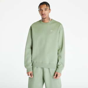 Mikina Nike Lab Solo Swoosh Men's Fleece Crew Oil Green/ White