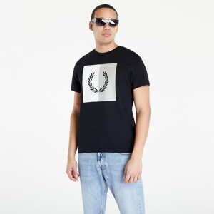 Tričko s krátkým rukávem FRED PERRY Laurel Wreath Graphic T-Shirt Black