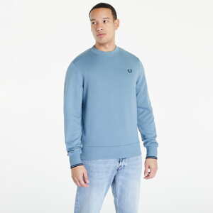 Mikina FRED PERRY Crew Neck Sweatshirt Ash Blue