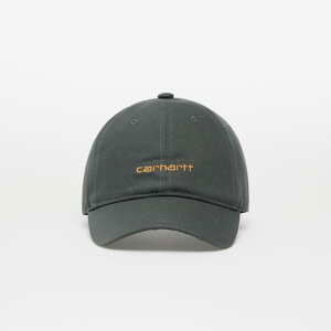 Kšiltovka Carhartt WIP Canvas Script Cap Boxwood/ Ochre