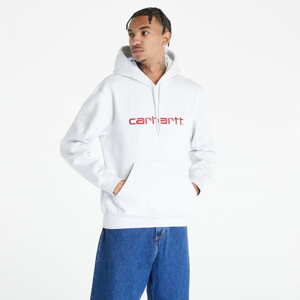 Mikina Carhartt WIP Hooded Carhartt Sweat Ash Heather/ Rocket