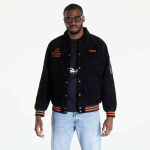 Bomber bunda Carhartt WIP Letterman Jacket Black/ Brick