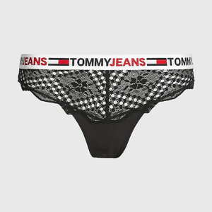 Kalhotky TOMMY JEANS Lace Brazilian Briefs Black