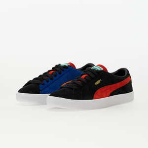 Puma Suede VTG Teams Black-Burnt Red-Blazing Blue