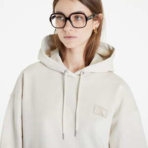 Dámská mikina CALVIN KLEIN JEANS Badge Oversized Hoodie Cream