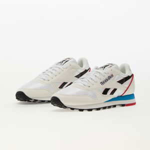 Reebok Classic Leather Shoes Chalk / Core Black / Always Blue