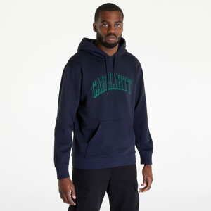 Mikina Carhartt WIP Hooded Scrawl Sweat Dark Navy/ Bonsaï