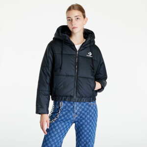 Dámská zimní bunda Converse Short Puffer Jacket Black