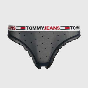 Kalhotky TOMMY JEANS ID Mesh Thong Desert Sky