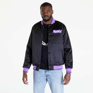 Bomber bunda Mitchell & Ness Heavyweight Satin Jacket Black