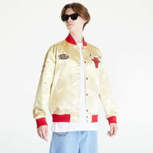 Bomber bunda Mitchell & Ness Fashion LW Satin Jacket Light Gold