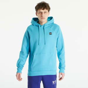 Mikina Under Armour Rival Fleece Hoodie Glacier Blue/ Onyx White