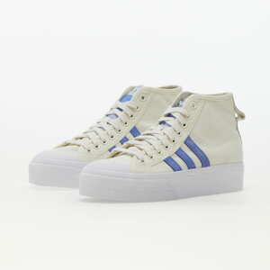 adidas Originals Nizza Platform Mid W Off White/ Blue Fusion/ Cloud White