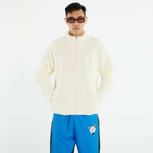 Pánská jarní bunda adidas Originals Essentials+ Fluffy Fleece Jacket Wonder White