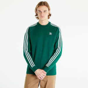 Mikina adidas Originals Classics 3-Stripes Crew Dark Green