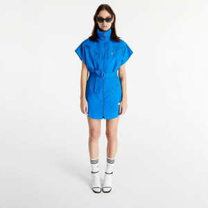 Šaty adidas Originals Blue Version Club Shirtdress Blue Bird