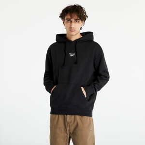 Mikina Reebok Classics Small Vector Hoodie Black/ Chalk