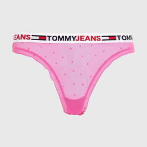 Kalhotky TOMMY JEANS Thong Pink Armour