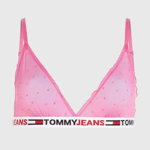 Podprsenka TOMMY JEANS Unlined Triangle Pink Armour