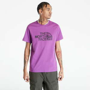 Tričko s krátkým rukávem The North Face M S/S Woodcut Dome Tee Purple Cactus Flower