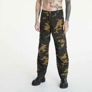 Kalhoty Carhartt WIP Regular Cargo Pant Camo Laurel Rinsed